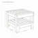Bogota Square Teak Outdoor Side Table