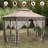 10’X 12’ Octagonal Patio Gazebo-Brown