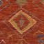 Tapis rouge / rouge en laine / coton noué à la main Raeleigh-6831076