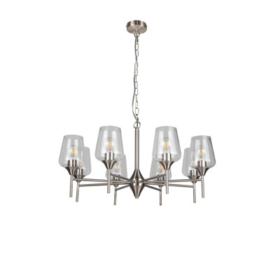 Atifah 3 - Light Shaded Chandelier