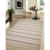 Tapis gris Sienna 5 pi x 7 pi 8 po