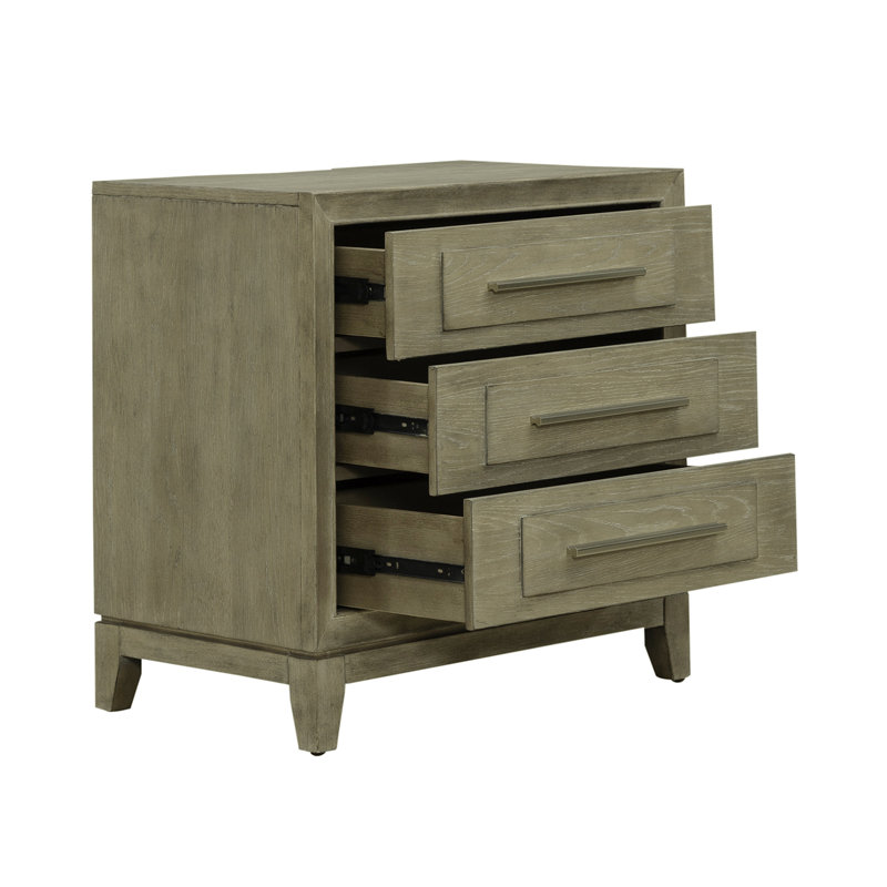 Table de chevet 3 tiroirs Chantee