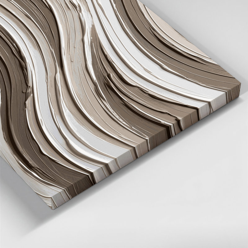 Art mural sur toile DiagonalStripes, H 16 po x l 16 po