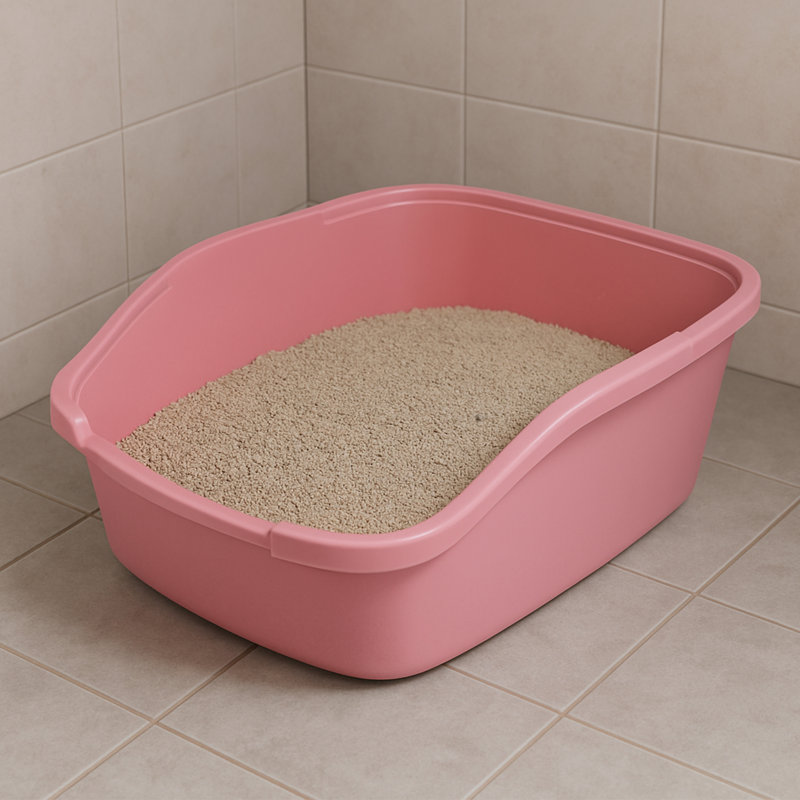 Bac à litière PAW TRAX rose saumon, Rose