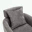 Fauteuil demi-tonneau pivotant en chenille-813798795