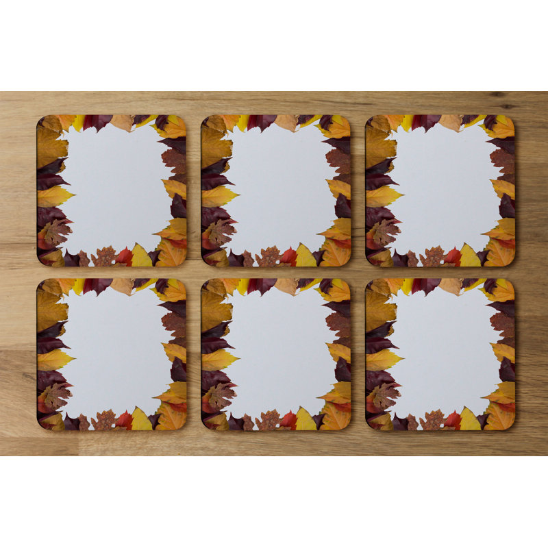 Square 6 Piece Coaster Set