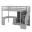 Lit mezzanine simple avec bureau et tiroirs-1006446837