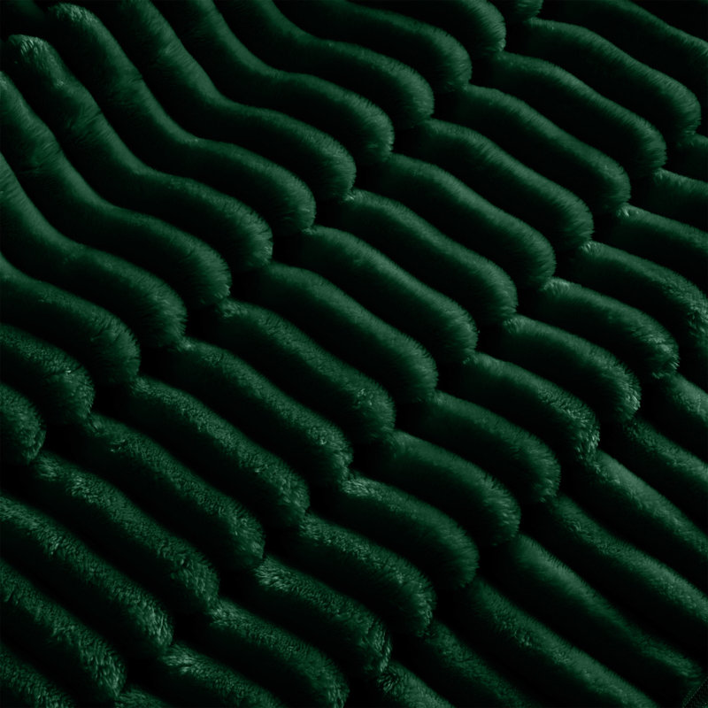 Canapé sans accoudoir, Velours côtelé vert
