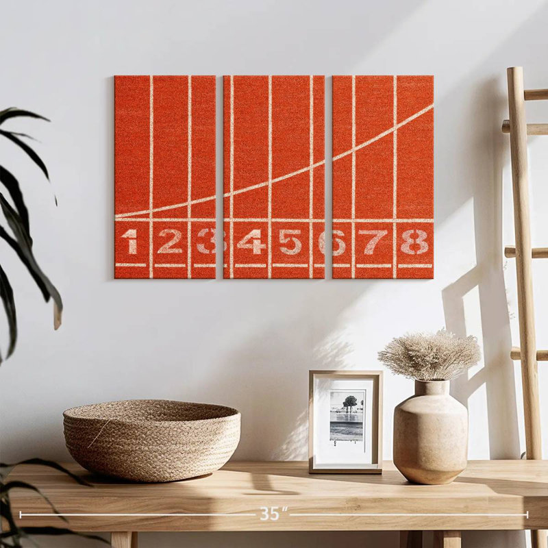 Running Track Starting Line, 14" H x 23" W