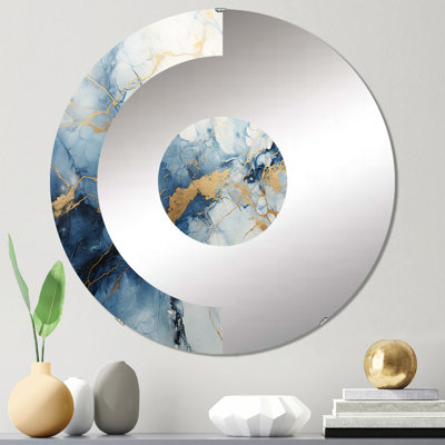 Osmanu - Miroir mural demi-cercle
