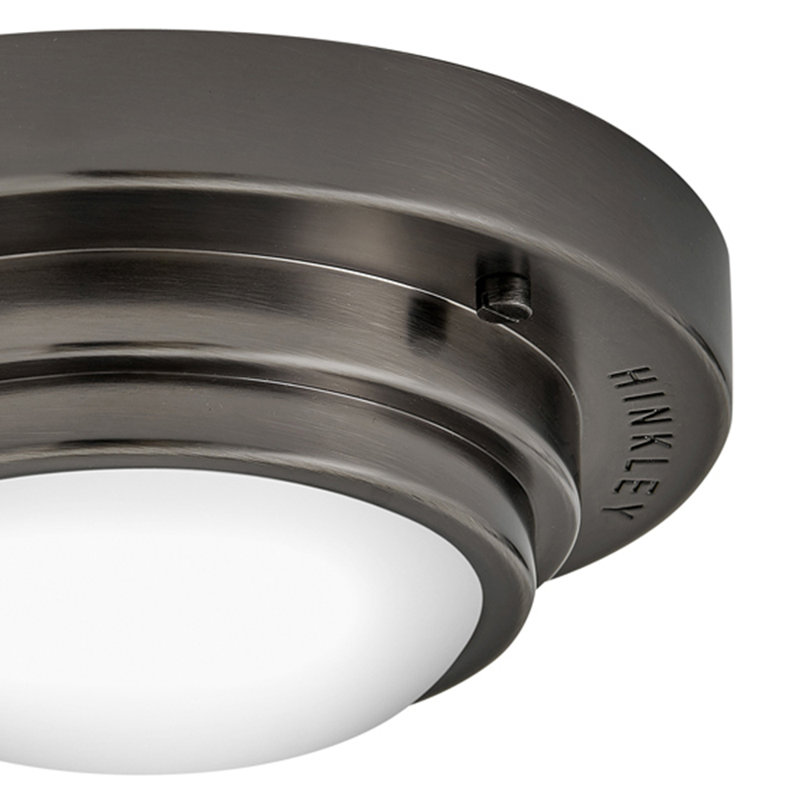 Porte 7" Flush Mount or Sconce - LED Included, Black Oxide