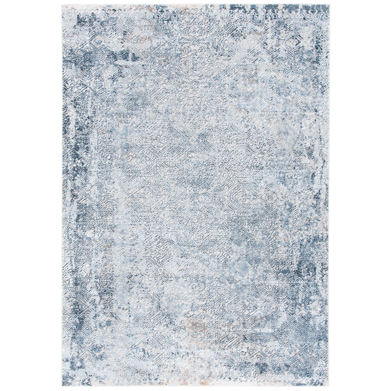 Tapis à motif géométrique jiayou performance, Rectangle 9 pi x 12 pi
