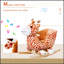 Cheval à bascule en peluche de style girafe Qabo Kids