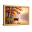 Plantes et fleurs, arbres d'automne, lac, bateau, reflet, coucher de soleil, scène paisible-632421119-632421090-632421091