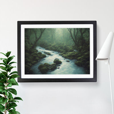 Amazing Forest Stream - Framed Print