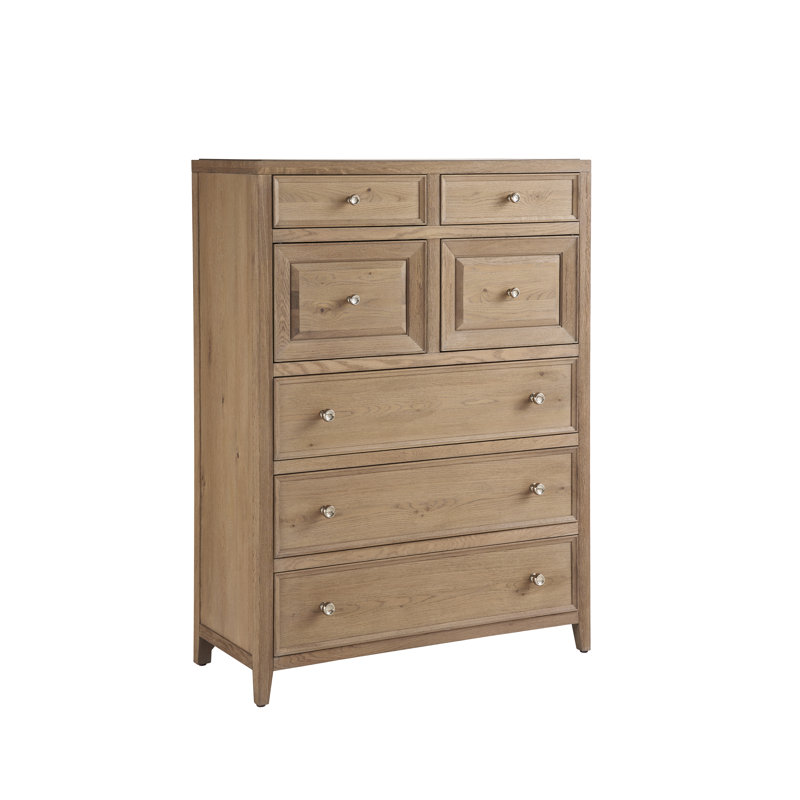 Commode 7 tiroirs l 44 po Rosalie, Brun