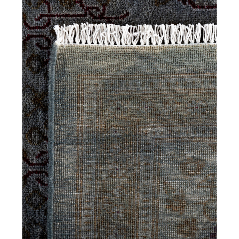 Overdyed One-of-a-Kind 8' 1" x 8' 1" Hand Knotted Area Rug