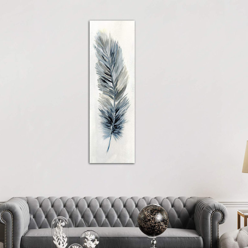 Soft Feather II by Nan - Wrapped Canvas Panoramic Print, 152.4 cm H x 50.8 cm W x 1.91 cm D