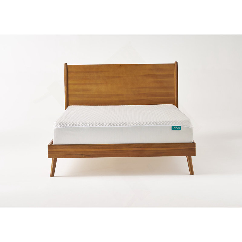 Solid Wood Platform Bed (BED), Natural, Full