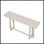 Console de 59,84 po, table de hall d'entrée rectangulaire élégante, table de couloir d'extérieur durable, table de canapé multifonctionnelle pour diverses pièces, gris-1277347983