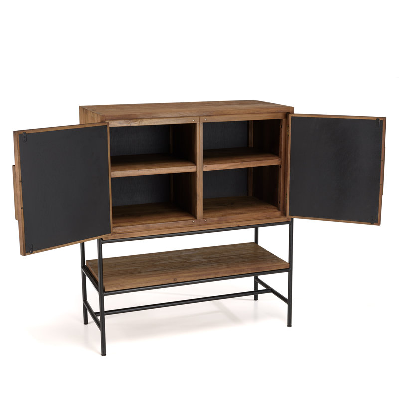 Aajaylah 88.5cm Solid Wood Sideboard