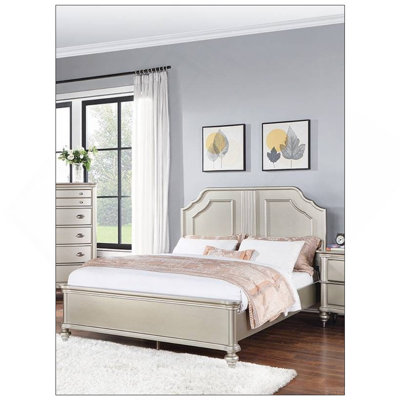 Mobilier de chambre à coucher à deux panneaux de style traditionnel pour grand lit 1pc