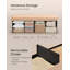 Linen Upholstered Storage Bench-1512326446