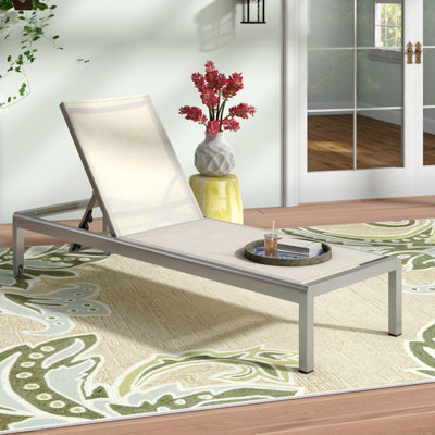 Chaise longue inclinable simple Caggiano