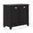 Bathroom Storage Cabinet with 2-Compartment Hamper