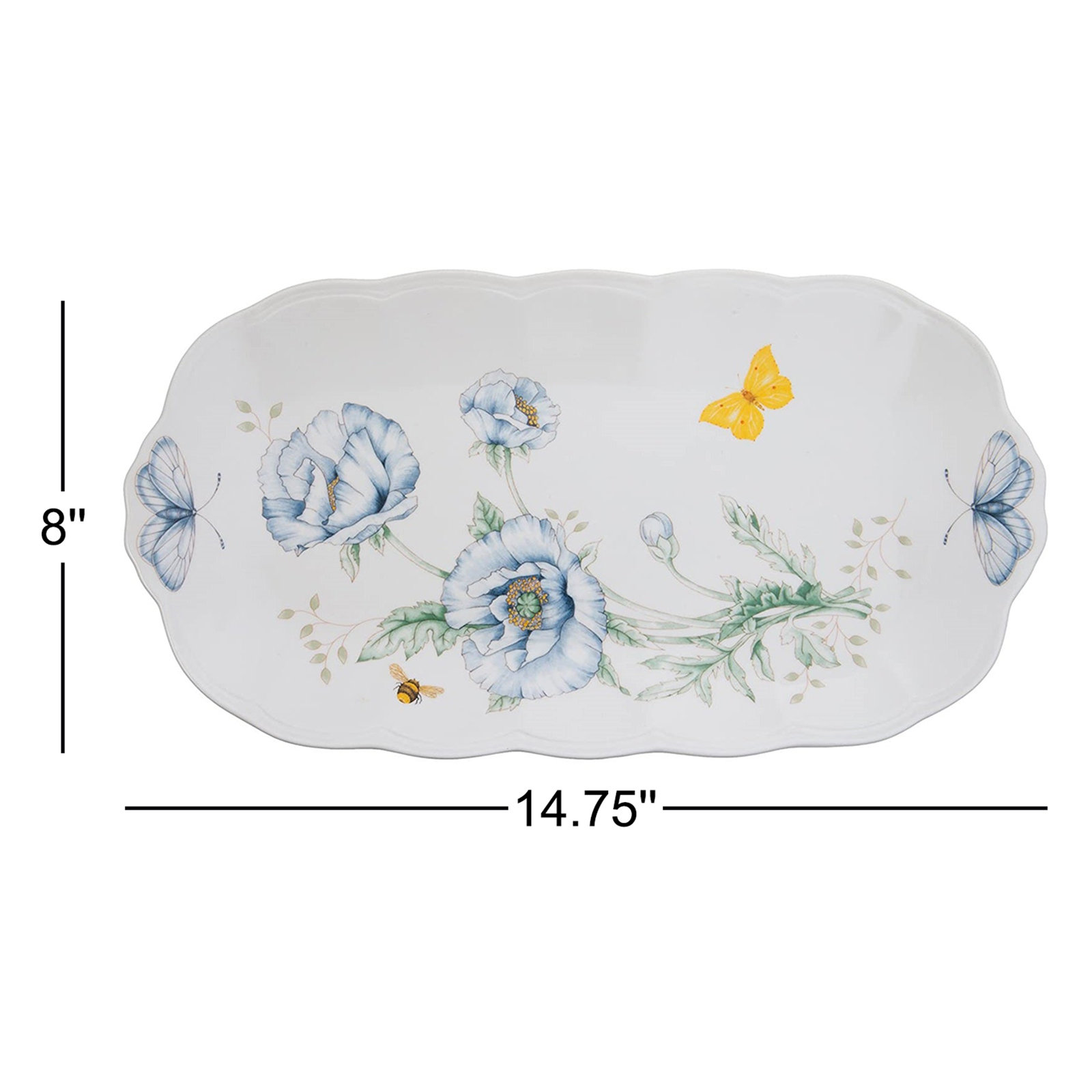 Lenox Butterfly Meadow Porcelain Tray