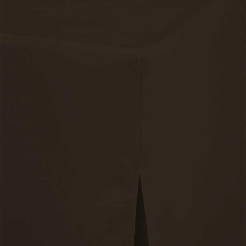Tablevogue 34-Inch Square Table Cover, Chocolate