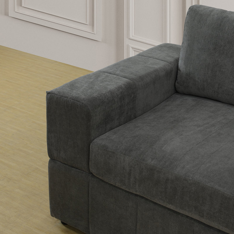 Brytney Upholstered L-Shaped Sectional Symmetrical