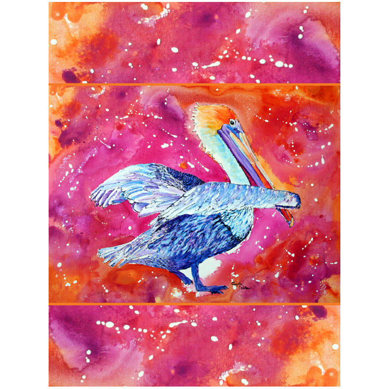 Drapeau de jardin à 2 côtés pelican
