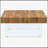 Natural Style Square MDF Coffee Table