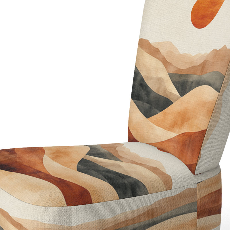 Chaise d'appoint Desert Dunes - Ocre, Chaise d'appoint sans accoudoirs