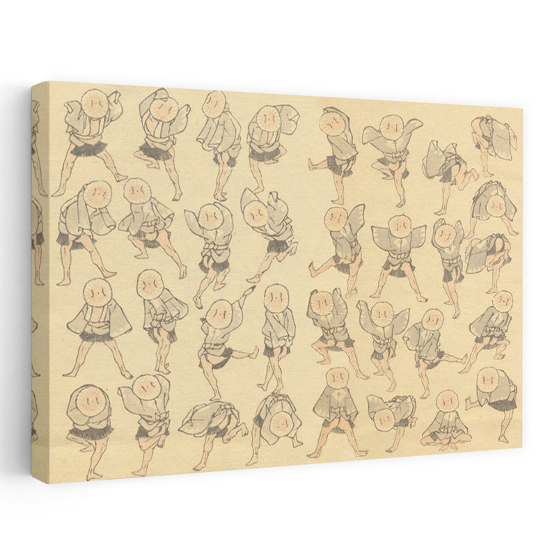 Reproduction d'art mural rétro surréel manga classique, 24" H x 36" W