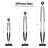 U-Taste 600ºF Heat-Resistant Silicone Kitchen Tongs: 7+9+12 Inch Heat Resistant Cooking Tong Set-75903809