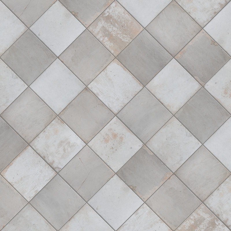 Kings 18" x 18" Ceramic Stone Look Wall & Floor Tile, Greige