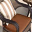 Chaise berçante simple en métal