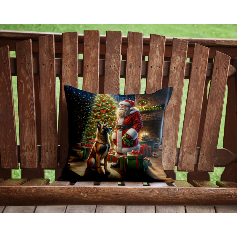 Coussin Belge, H 14 po x l 14 po