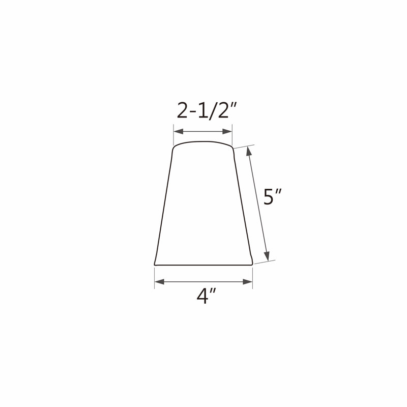 Off-White Gauze Textured Fabric Empire Lamp Shade Set