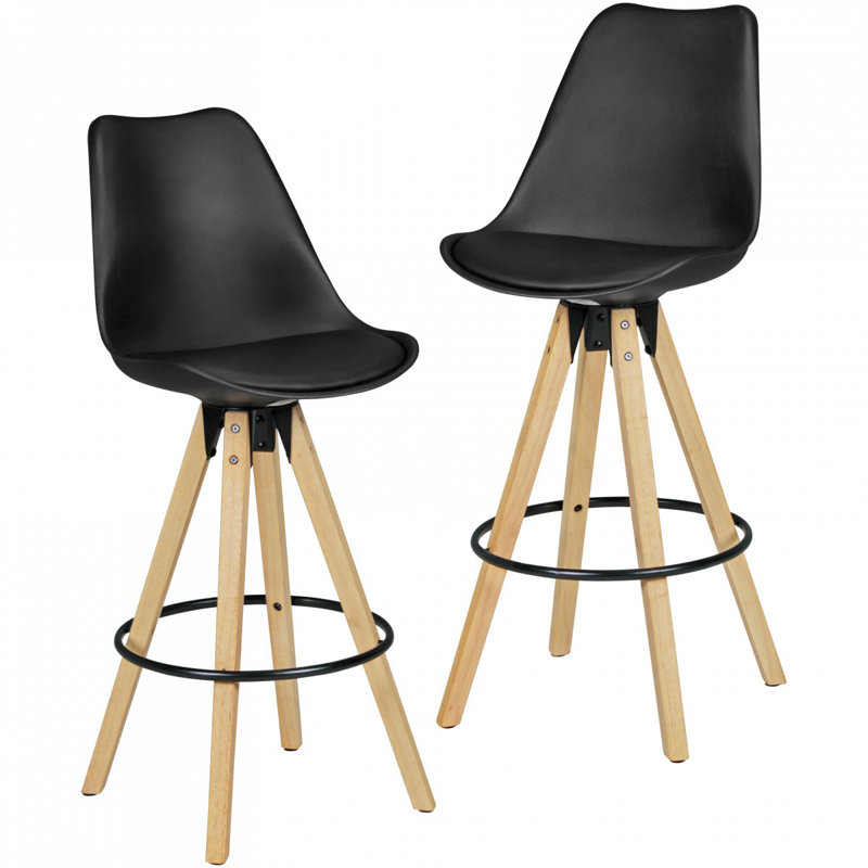 Hobbs Upholstered Counter Stool with Metal Frame
