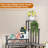 Litter Box Enclosure Cat Tree with 6 Storage Shelves and Pullable Carring Tray-581280013
