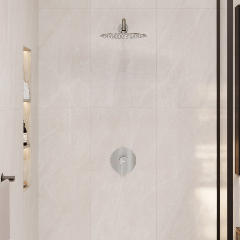 All-In-One Kit with Rough in-Valve, Brushed Nickel