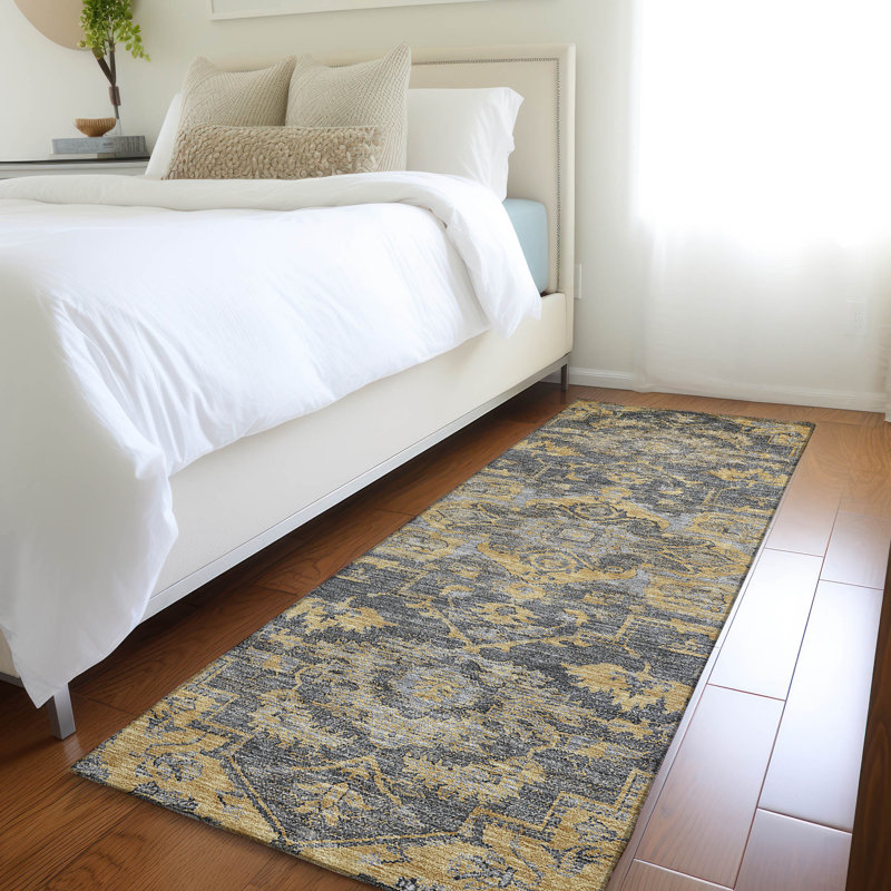 Tapis intérieur / extérieur Ceajay avec envers antidérapant, Runner 2'3" x 7'6"