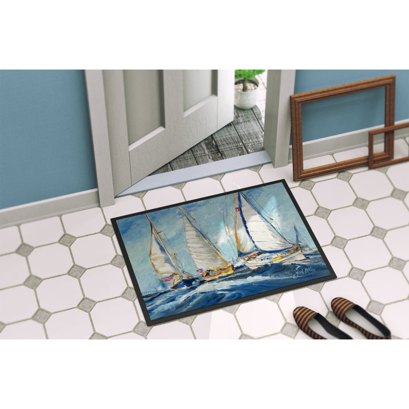 Tapis d'intérieur antidérapant Funkhouse, Rectangle 2 pi x 3 pi
