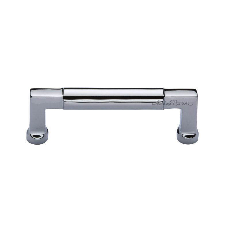 Bauhaus Cabinet Bar Pull, Polished Chrome, 8"