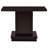 Fiona Cappuccino Engineered Wood Pedestal Console Table