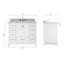 Ensemble de meuble-lavabo simple 43 po-64627210-64627212
