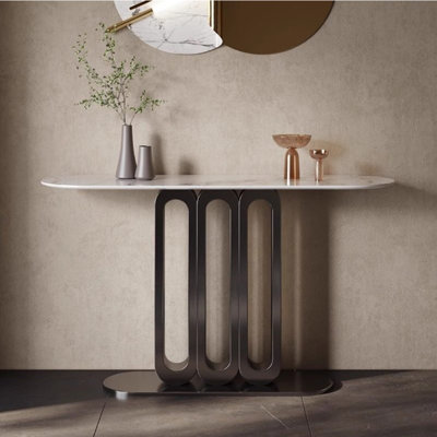 Console légère en métal de style luxueux